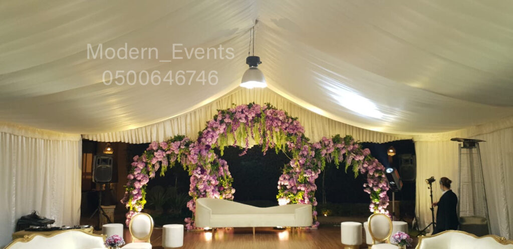 تنسيق كوشة زواج Outdoor